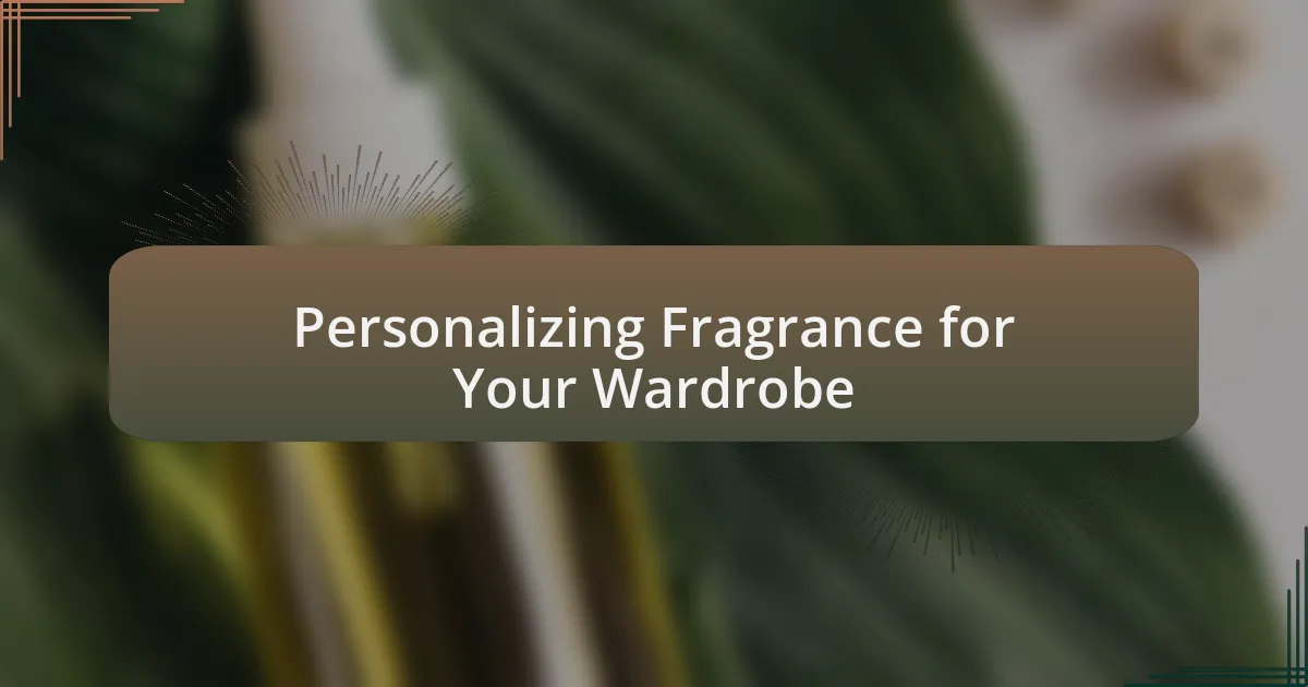 Personalizing Fragrance for Your Wardrobe
