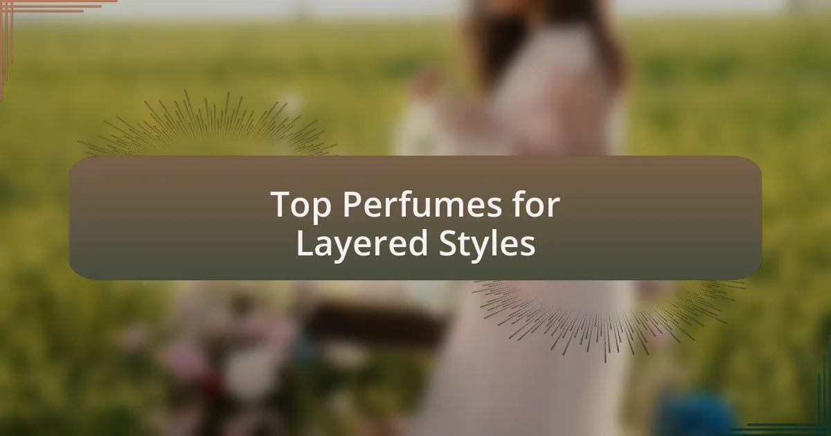 Top Perfumes for Layered Styles